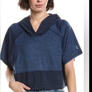 NWOT Free People Movement Dark Blue  “On The Move” Hoodie Medium